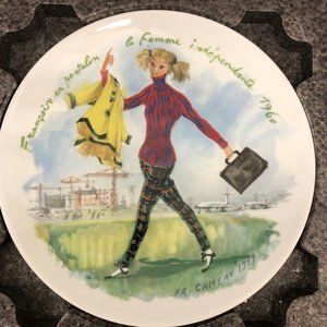 1960 Ganeau's Women of the Century Porcelian COA